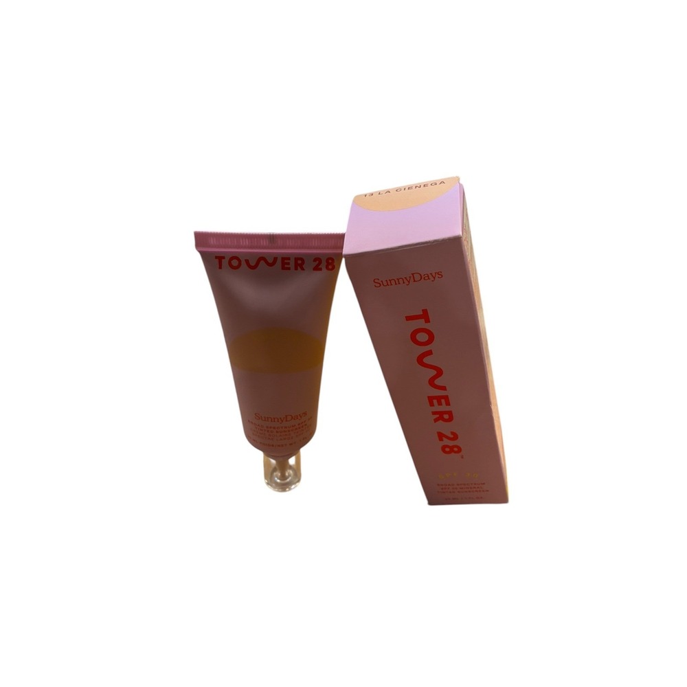 Tower 28 SunnyDays SPF 30 Tinted Mineral Sunscreen Shade 13 La Cienega NIB